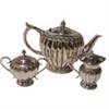 Image 1 : Sterling Silver Exclusive Tea Set  Hand Made Heavily Decorated  weighs  41.79 Troy Oz  (1300 Grams) 
