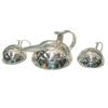 Image 1 : Sterling Silver Exclusive Tea Set  Hand Made Heavily Decorated  weighs 28.90 Troy Oz  (900 Grams) Ap