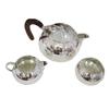 Image 1 : Sterling Silver Exclusive Tea Set  Hand Made Heavily Decorated  weighs 24.11 Troy Oz  (750 Grams) Ap