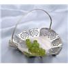 Image 1 : Sterling Silver Exclusive Set of Fruit Basket with Hand Made Heavily Decorated  weighs 17.68  Troy O