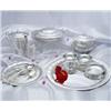 Image 1 : Sterling Silver Exclusive Dinner Set –with Hand Made Heavily Decorated  weighs 482.26  Troy Oz  (150