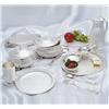 Image 1 : Sterling Silver Exclusive Dinner Set –with Hand Made Heavily Decorated  weighs 450.11  Troy Oz  (140