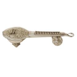 Sterling Silver Exclusive Decorative Musical Veena/Sittar/Santoor Set -with Hand Made Heavily Decora