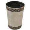 Image 1 : Set of 6 Tumblers  Sterling Silver Exclusive -with Hand Made Heavily Decorated  weighs 34.72  Troy O