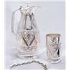 Image 1 : Water Pitcher with 6 Tumblers Sterling Silver Exclusive -with Hand Made Heavily Decorated  weighs 64