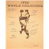 Image 1 : 1956 Yankees Lithograph Signed