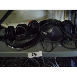 Lot - 3 or more stereo headphones