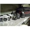 Image 1 : LOT - of 2 NIKON BODIES FA and FE2, 4 LENES AND CAMERA BAG