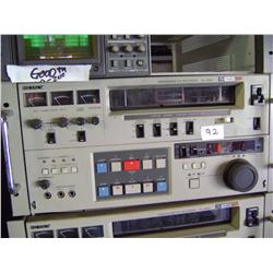 Sony U-Matic SP Videocassette Recorder, model VO-9850