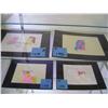 Image 1 : Animation Cels, MY LITTLE PONY, Lot of 4 pcs. in mat frames