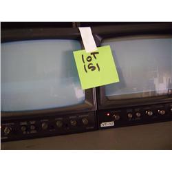 Panasonic WV-5361U 9" composite monitors, lot of 2