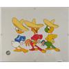 Image 1 : Disneys Three Happy Chappies Sericel Donald Duck