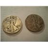 Image 1 : Two 1942 Walking Half Dollars