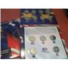 Image 1 : Euro & State Quarter Set, 17 Coins-12 Euros, 5 US