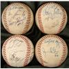 Image 1 : Four Signed California League Baseballs
