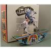 Image 2 : The Lone Ranger & Silver Tin Wind-Up Toy Schylling MIB
