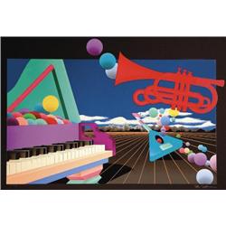Stan Solomon Abstract Art Print HEAVEN AND MUSIC