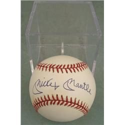 Mickey Mantle Signed Autographed OAL Baseball