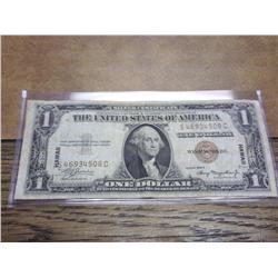 1935-A US ONE $ SILVER CERT (HAWAII OVERPRINT)