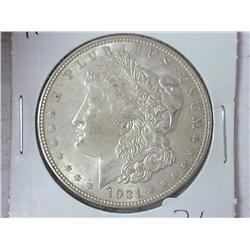 1921-D MORGAN SILVER DOLLAR
