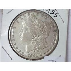 1891-S MORGAN SILVER DOLLAR