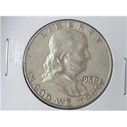 1958-D FRANKLIN HALF DOLLAR