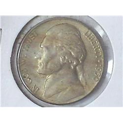 1950-D JEFFERSON NICKEL (KEY DATE) (UNC)