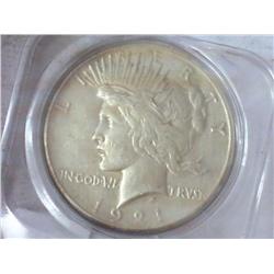 1921 PEACE SILVER DOLLAR (KEY DATE)
