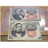 Image 1 : 10 CENT & 25 CENT US FRACTIONAL CURRENCYS