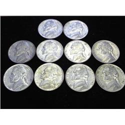10-1943-P 40% SILVER JEFFERSON NICKELS