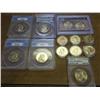 Image 1 : 13 SACAGAWEA DOLLARS ALL UNC'S & PF'S