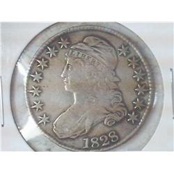 1828 BUST HALF DOLLAR (FINE)