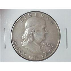 1950 FRANKLIN HALF DOLLAR