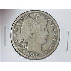 1902-S BARBER HALF DOLLAR