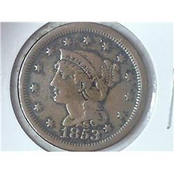 1853 US LARGE CENT