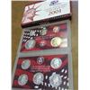 Image 1 : 2001 US SILVER PROOF SET BETTER DATE