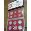 Image 2 : 2001 US SILVER PROOF SET BETTER DATE