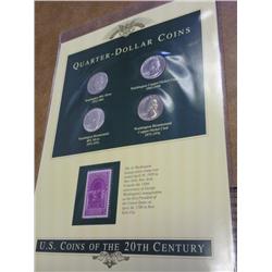 QUARTER DOLLAR COIN SET (AS SHOWN)