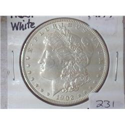 1902 MORGAN SILVER DOLLAR (UNC)