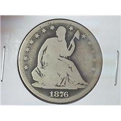 1876-S SEATED LIBERTY HALF DOLLAR