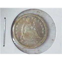 1853 SEATED LIBERTY HALF DIME (EXTRA FINE)