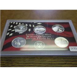 2007 US 50 STATE QUARTERS SILVER PROOF SET