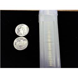 ROLL OF 1969 JEFFERSON NICKELS (UNC)