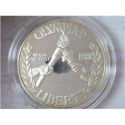 1988 US OLYMPIC SILVER DOLLAR PROOF