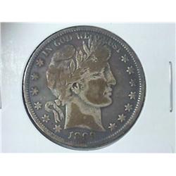 1899 BARBER HALF DOLLAR (FINE)