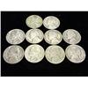 Image 1 : 10 ASSORTED 40% SILVER JEFFERSON WAR NICKELS
