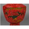Image 2 : A Fine  Chinese Cinnabar Three Color Vase