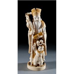 A Fine Japanese Meiji Period Ivory Carving