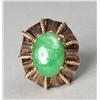 Image 1 : Chinese Jadeite And 14K Gold Ring