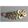 Image 2 : Chinese Jade, Rose Quartz, & Amethyst Brooch